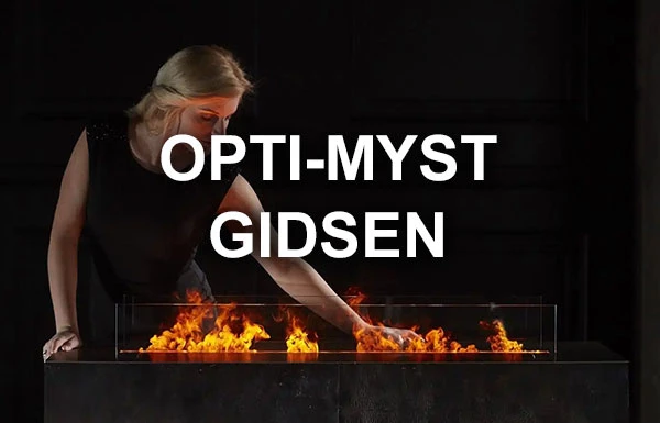 Hybrid Opti-myst fireplace guides
