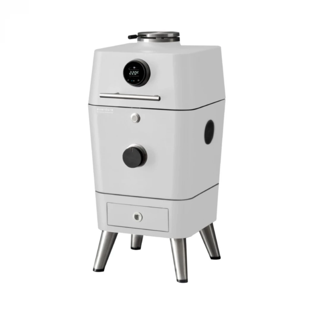 Kul Grill 4K i stenfarvet Everdure  | Ethanolkamin-shop.at | Charcoal BBQ Grill