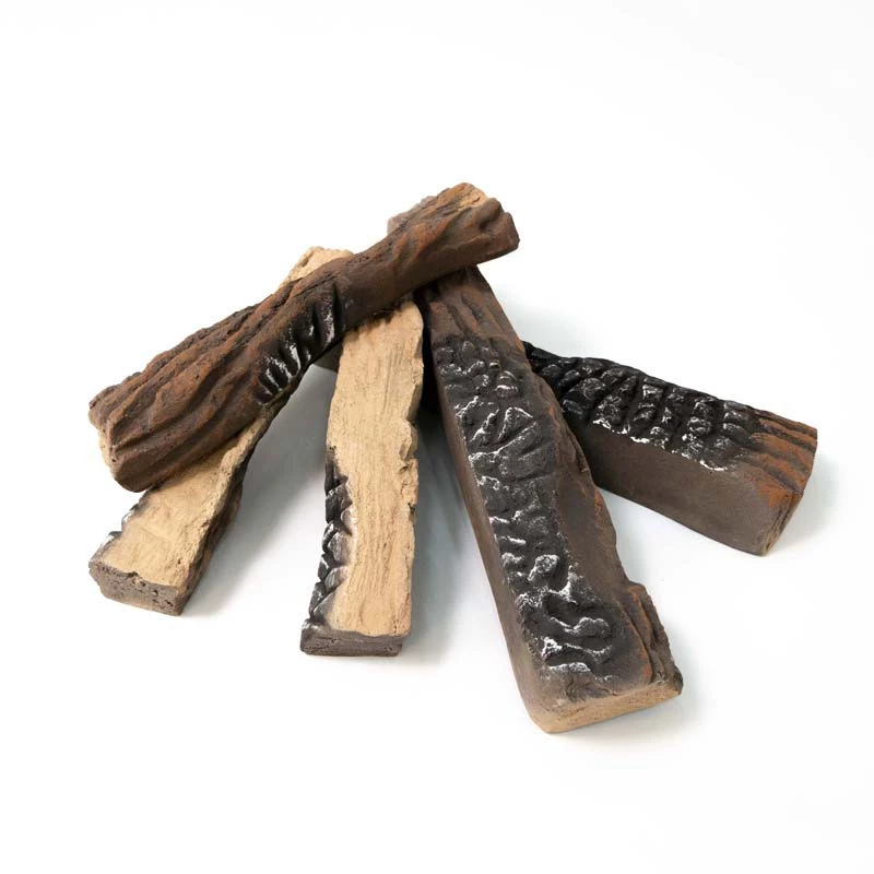 Keramik Holz 5 Stück. ScandiFlames  | Ethanolkamin-shop.at | Ethanol Kamin Zubehör