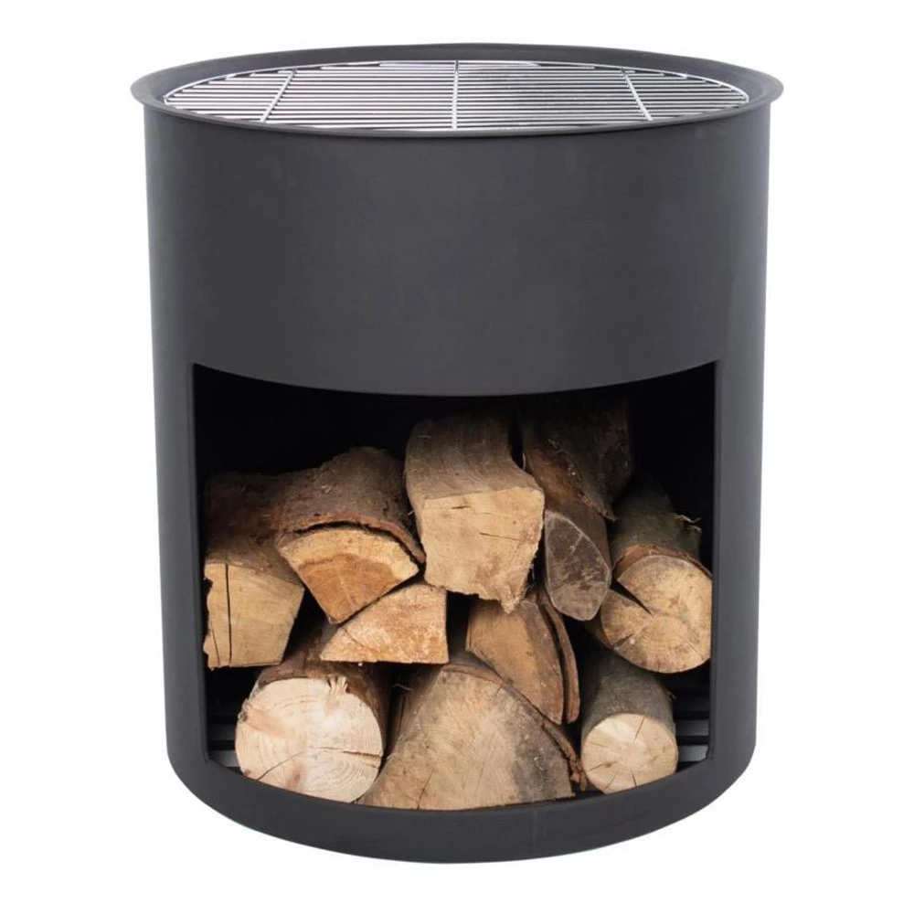 Transportable Feuertonne mit Grill Red Fire  | Ethanolkamin-shop.at | Holzlager , Outdoor Grill