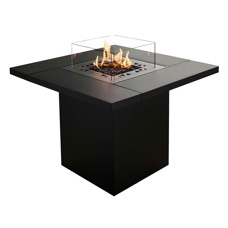 Quadratischer Tisch - Outdoor-Gaskamin Planika Fires  | Ethanolkamin-shop.at | Outdoor Tabletop Gas Fireplace