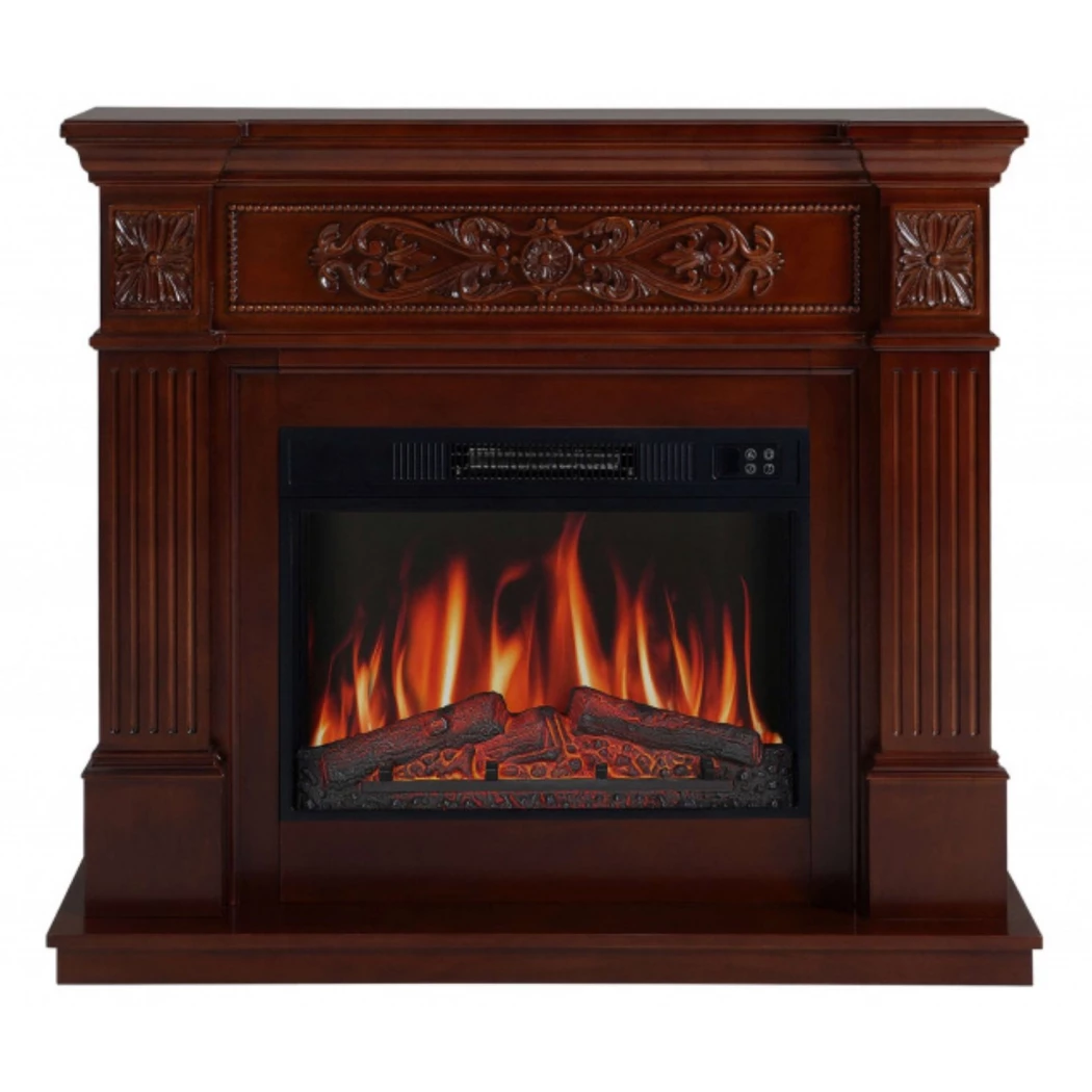 Toscana AF23 - Rødbrun ArtiFlame  | Ethanolkamin-shop.at | Freistehender Elektrokamin