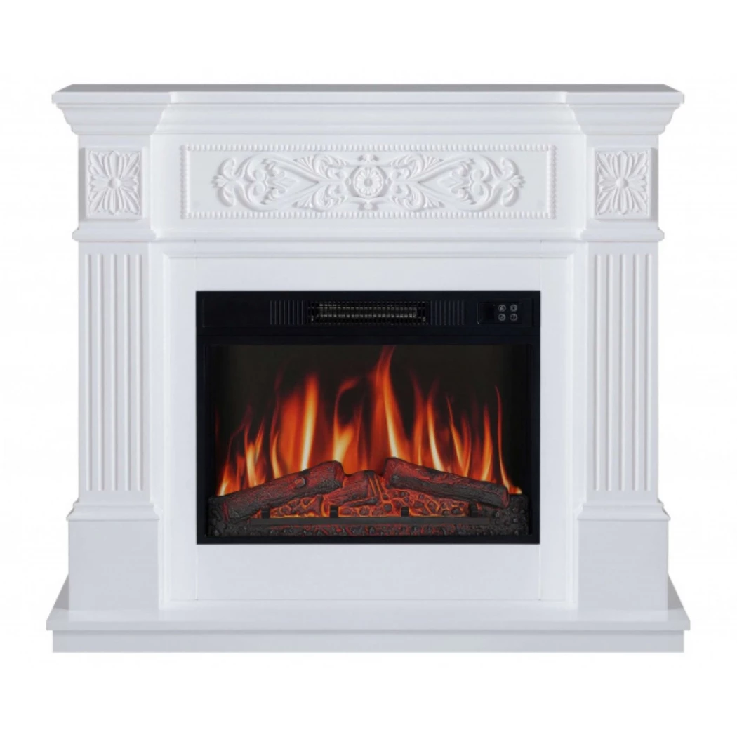 Toscana AF23 - Weiß ArtiFlame  | Ethanolkamin-shop.at | Freistehender Elektrokamin