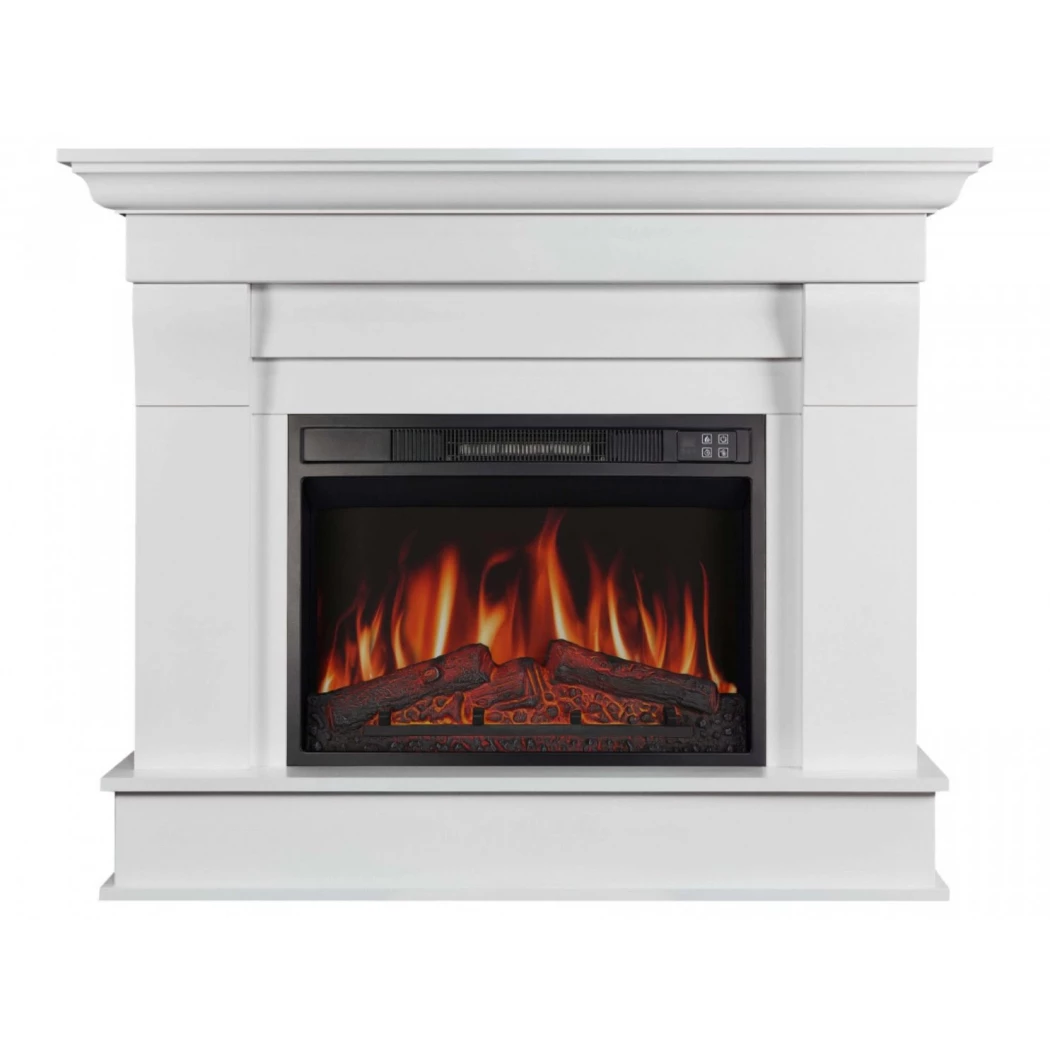 Albion AF23 - Weiß ArtiFlame  | Ethanolkamin-shop.at | Freistehender Elektrokamin