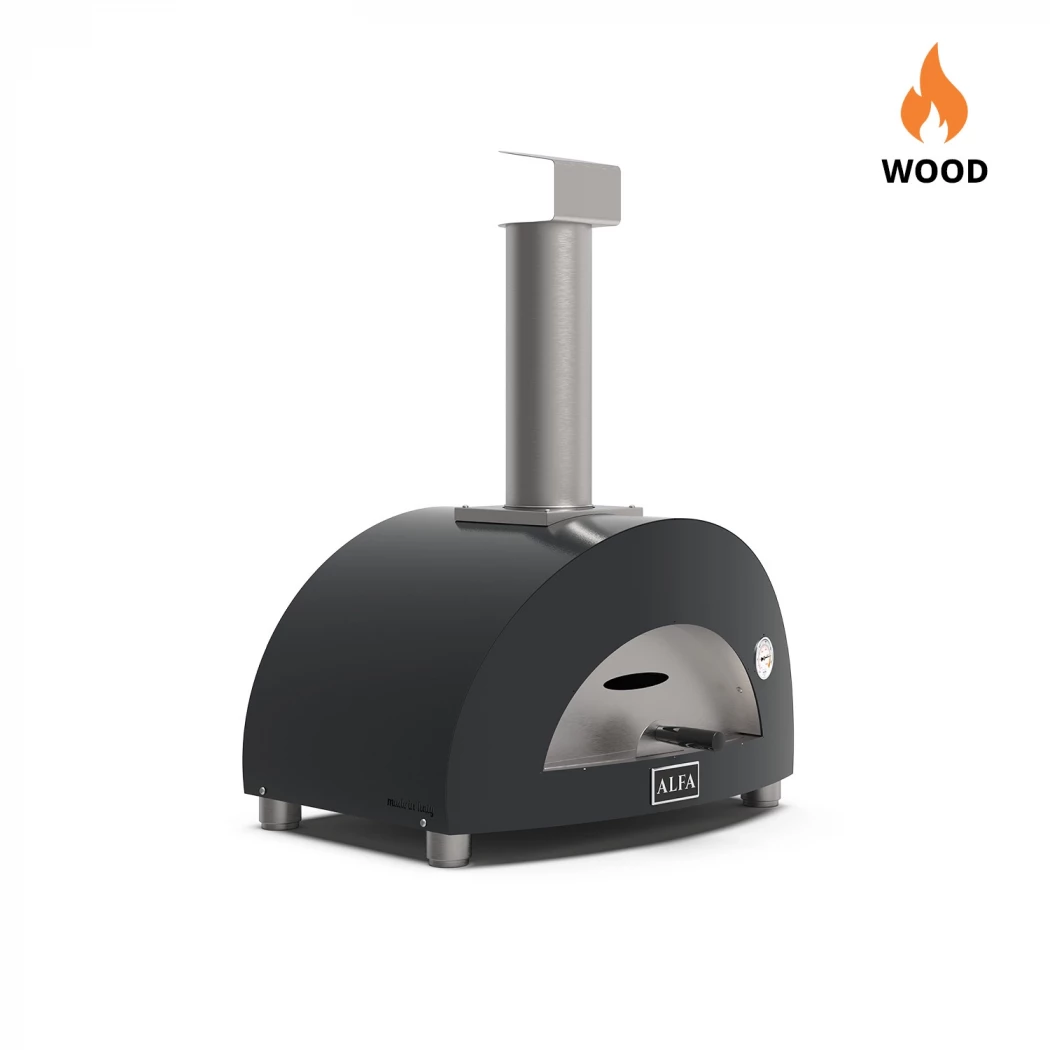 Moderno 1 Pizza Grau Holzofen Pizzaofen Alfa Forni  | Ethanolkamin-shop.at | Pizzaofen