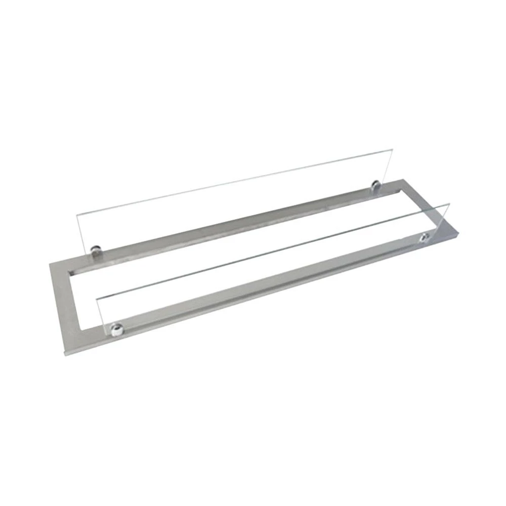 Stahlrahmen mit Glas für 80 cm Superior ScandiFlames  | Ethanolkamin-shop.at | Biokamin Baumaterial