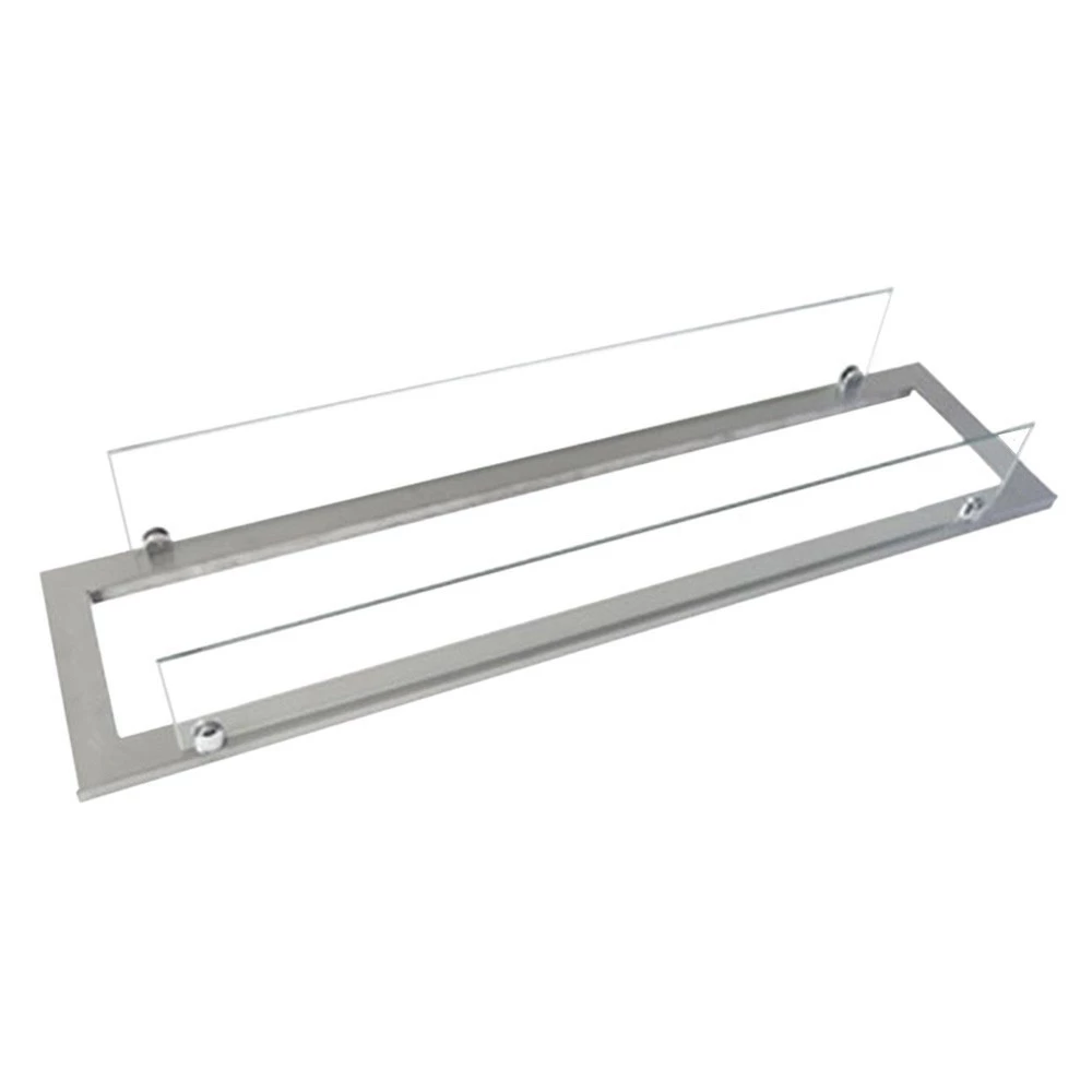 Stahlrahmen mit Glas für 100 cm Superior  | Ethanolkamin-shop.at | Biokamin Baumaterial