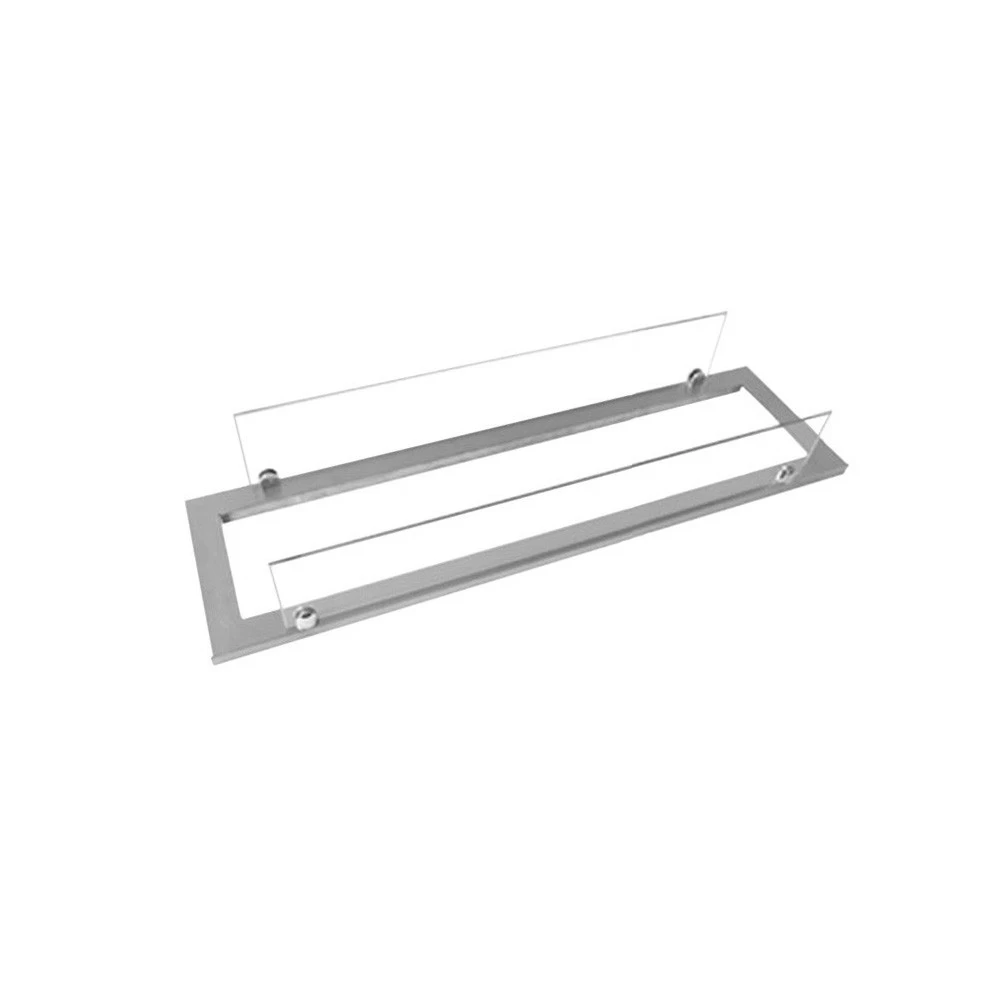 Stahlrahmen mit Glas für 60 cm Superior  | Ethanolkamin-shop.at | Biokamin Baumaterial