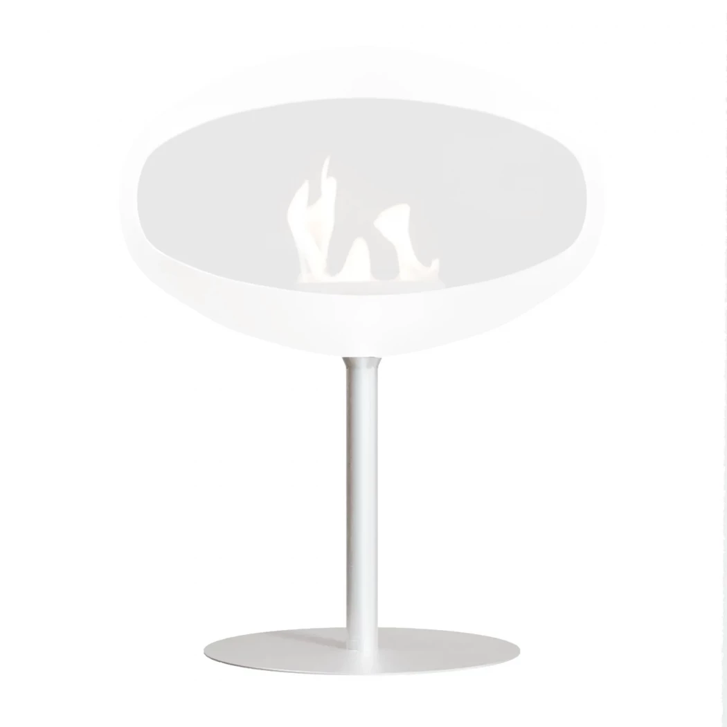 Weiße Cocoon Pedestal Basis Cocoon Fires  | Ethanolkamin-shop.at | Ethanol Kamin Zubehör