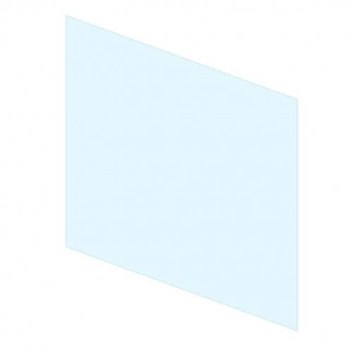 Fuldt glas på én side 1100 mm Foco  | Ethanolkamin-shop.at | Gehärtetes Glas für Biokamine
