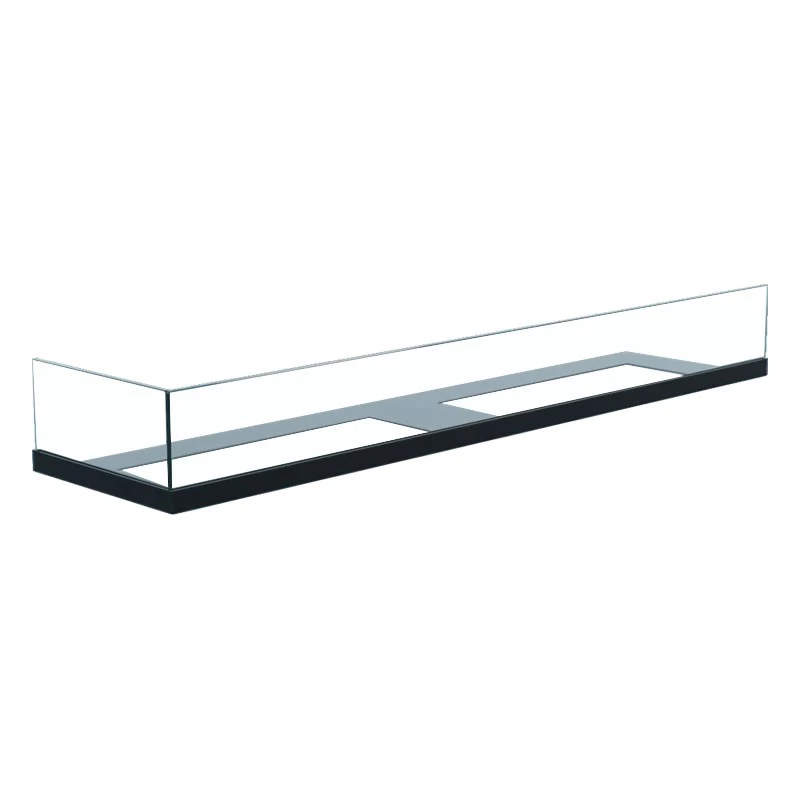 Glas für Eckkamin - 90 cm links  | Ethanolkamin-shop.at | Ethanol Kamin Zubehör