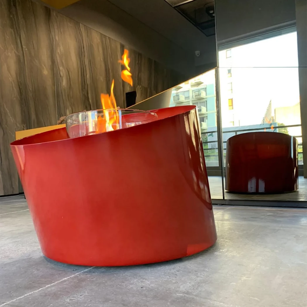 Contour - Bronze GlammFire  | Ethanolkamin-shop.at | Freistehender Ethanol Kamin