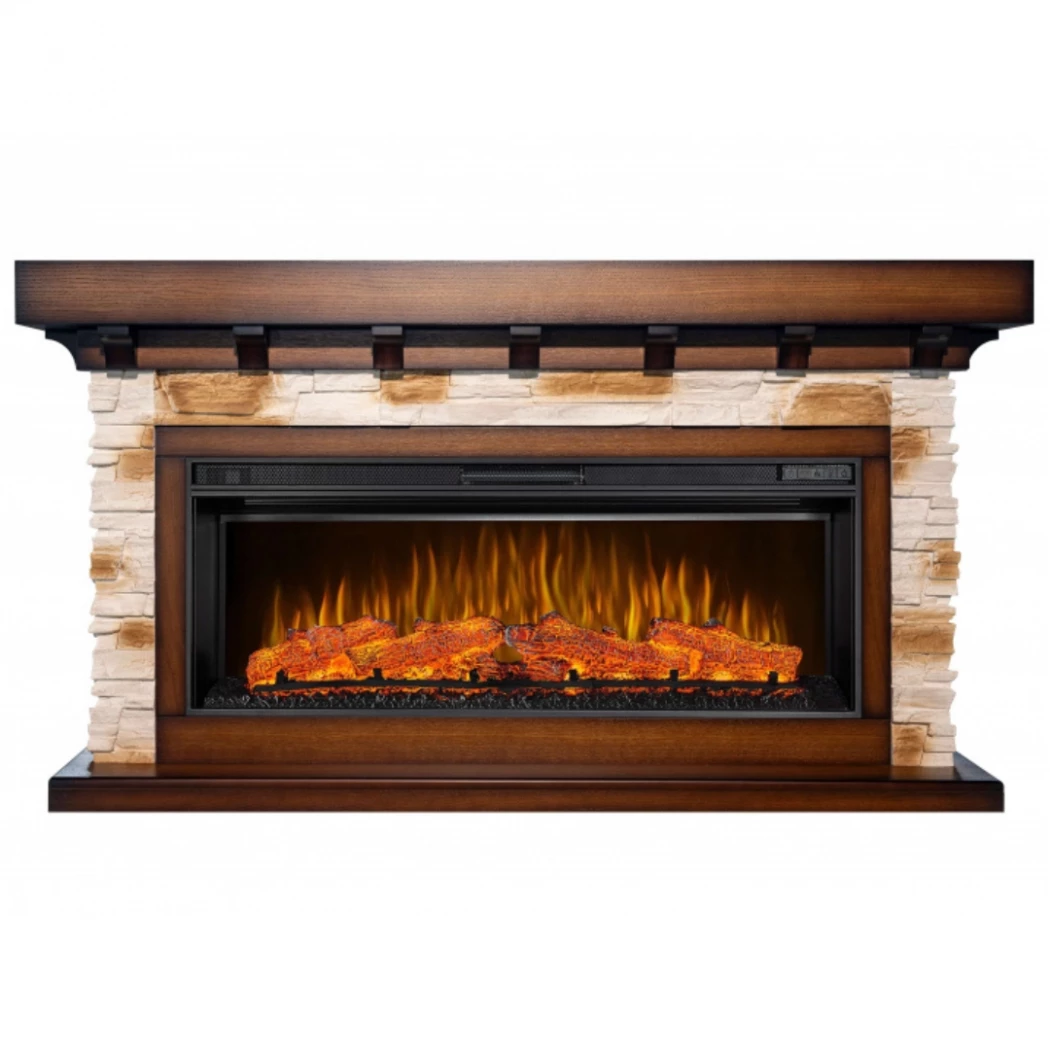 Ludwig AF42 - Antik Eg ArtiFlame  | Ethanolkamin-shop.at | Freistehender Elektrokamin