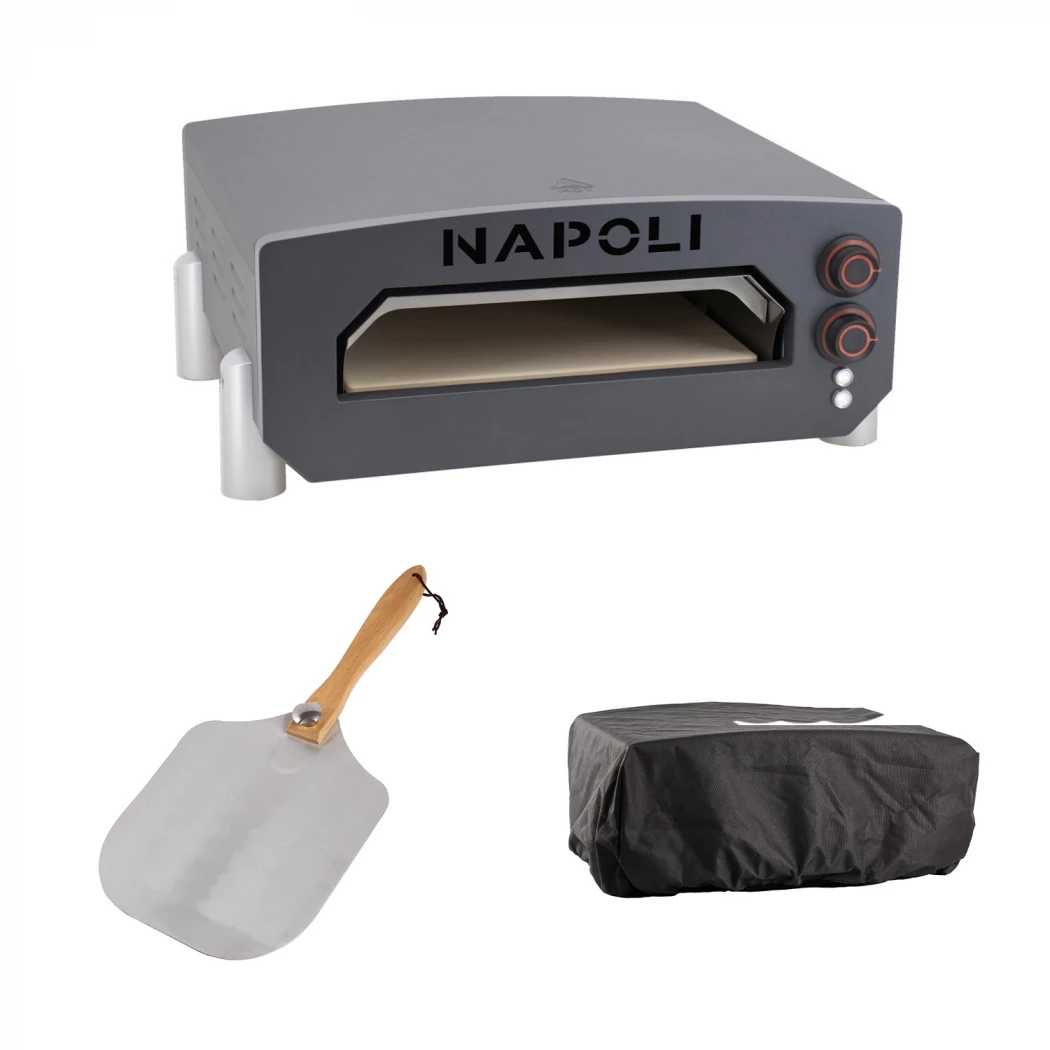 NAPOLI Elektrisk Pizzaovnspakke Napoli  | Ethanolkamin-shop.at | Pizzaofen