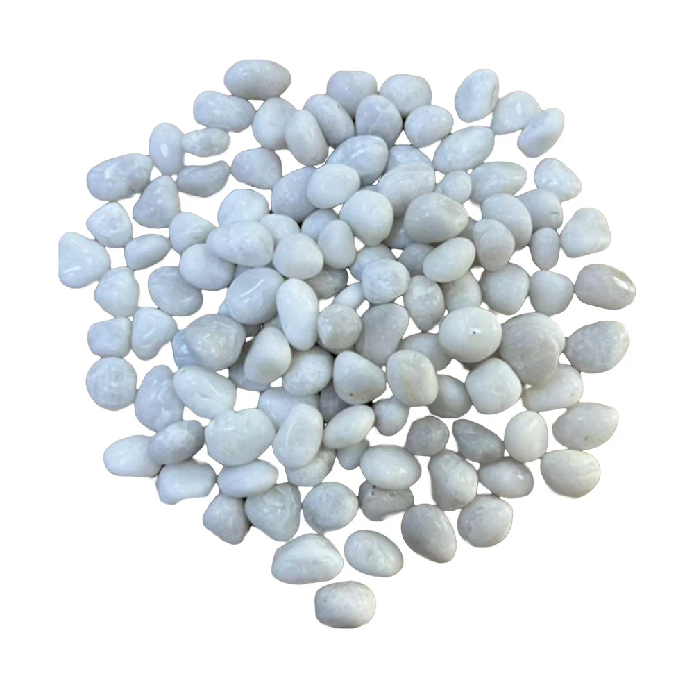 Weiße Dekorationssteine – 5 kg  | Ethanolkamin-shop.at | Ethanol Kamin Zubehör