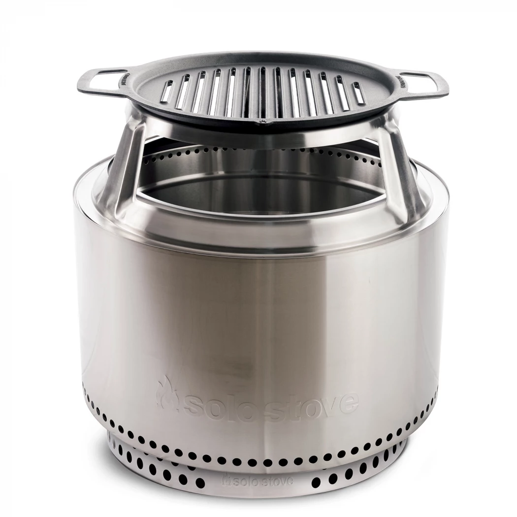 Yukon 27” grill top + HUB Solo Stove  | Ethanolkamin-shop.at | Zubehör zum Kochen über dem Feuer