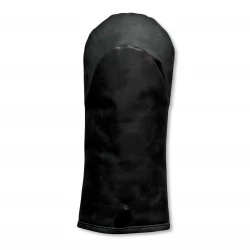 Grillhandschuh aus schwarzem Leder - 1 Stück.