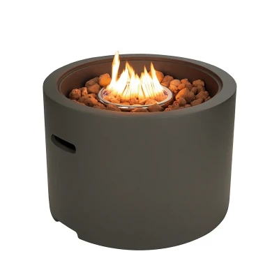 Hiroshima - Schöne runde Gas-Feuerstelle für den Garten Hiroshima Gas-Kamin für den Außenbereich