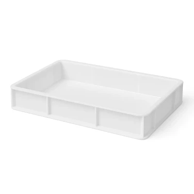 Hefekasten für Pizzateig - 30x40x7 cm - Klar Weiß | Hier online kaufen Hævekasse für Pizzastein, die Platz für bis zu 6 Pizzabällchen bietet.