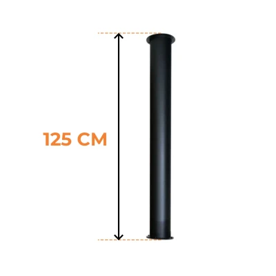 Toronto Rohr 125 cm – Gesamtlänge 165 cm Toronto Rohr 125 cm – Gesamtlänge 165 cm