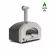 Futuro 2 Pizzen Silver Black Hybrid Pizzaofen