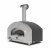 Futuro 2 Pizzen Silver Black Hybrid Pizzaofen