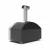 Futuro 2 Pizzen Silver Black Hybrid Pizzaofen