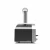 Futuro 2 Pizzen Silver Black Hybrid Pizzaofen