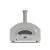 Futuro 2 Pizzen Silver Black Hybrid Pizzaofen