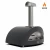 Moderno 5 Pizzen Grau Holzofen Pizzaofen