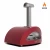 Moderno 5 Pizzen Rot Holzofen Pizzaofen